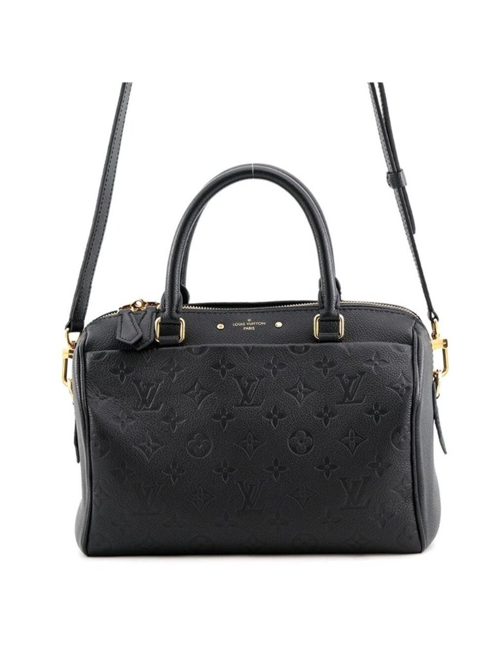 Louis Vuitton Handbag Monogram Empreinte Speedy Bandouliere 25 NM 2-Way Black